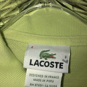 LACOSTE polo